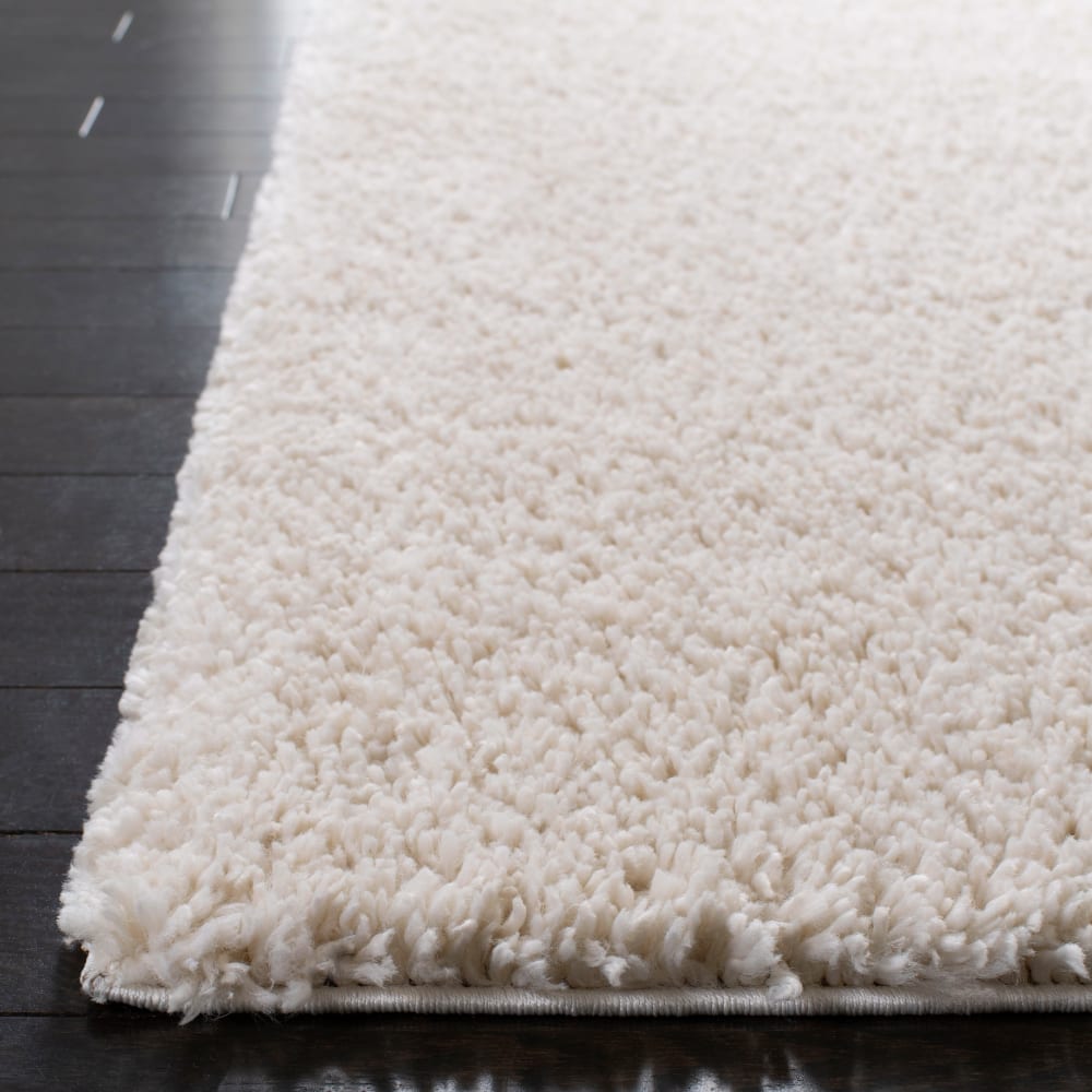 Tapis en polypropylène blanc, 122 cm — vue 3
