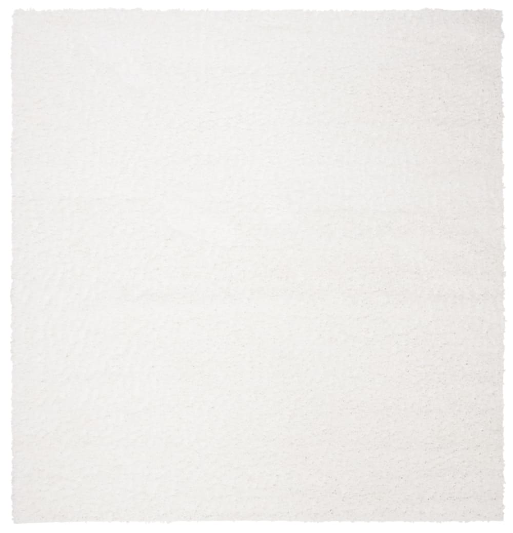 Tapis en polypropylène blanc, 122 x 122 cm