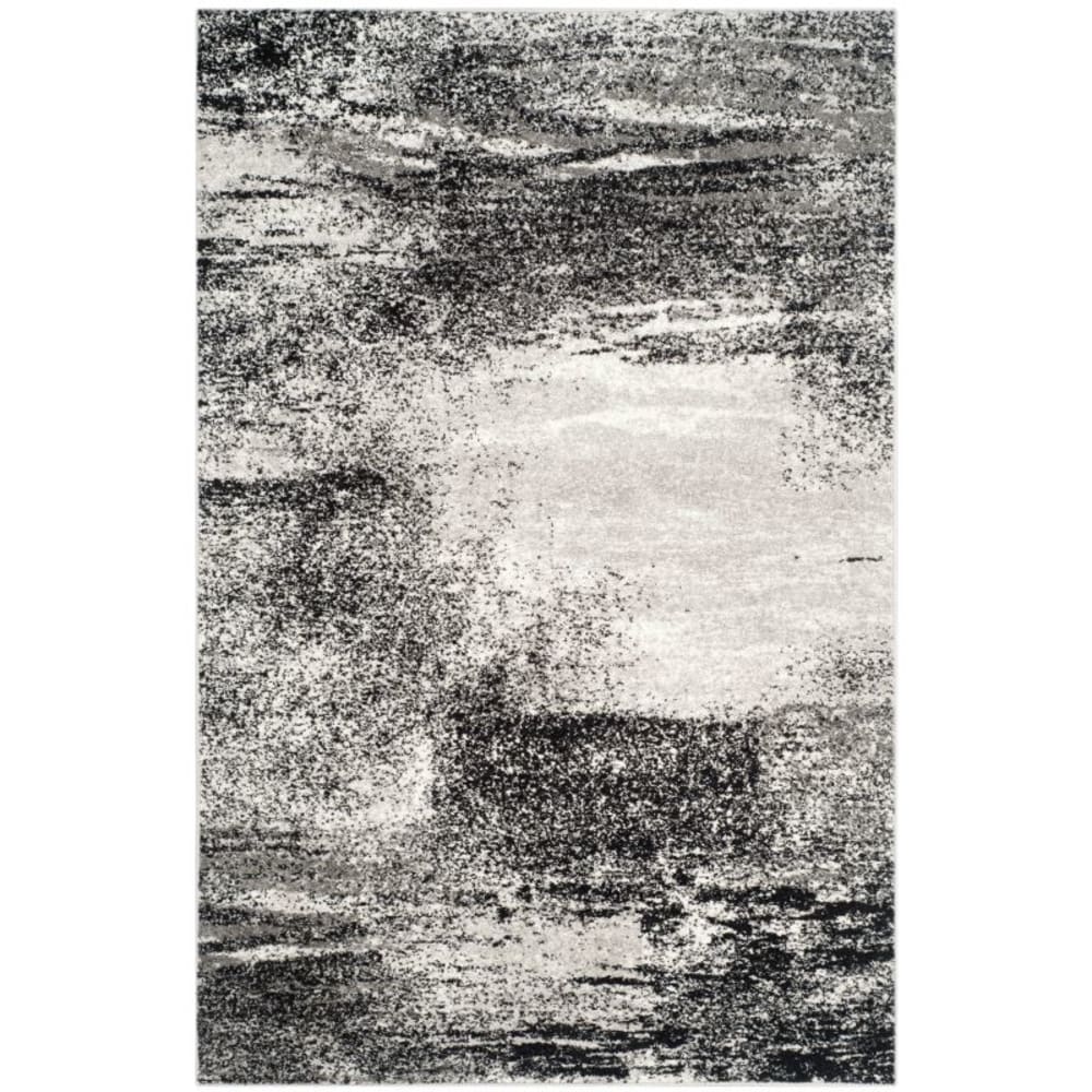 Tapis en polypropylène argent/multicolore, 183 x 274 cm