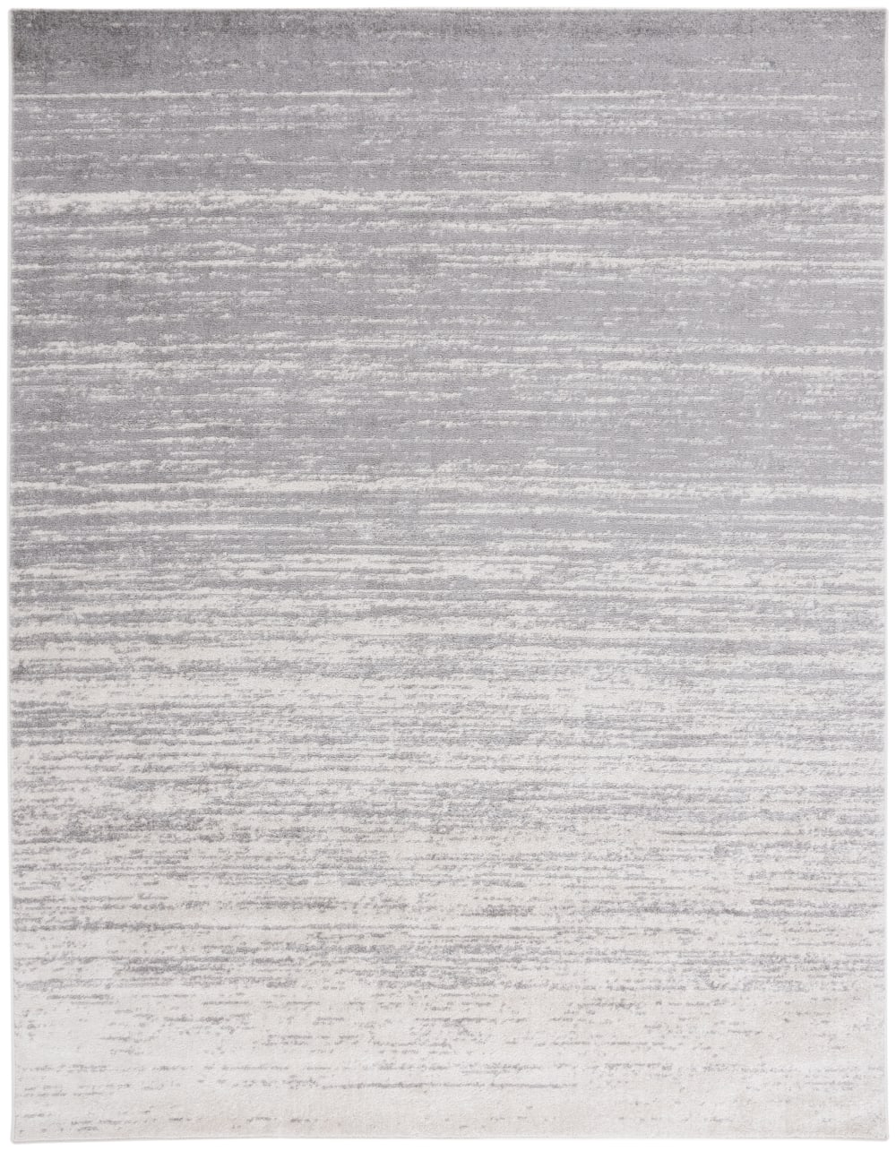 Tapis ombre moderne en polypropylène gris, 235 x 305 cm