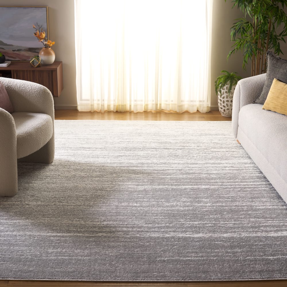 Tapis ombre moderne en polypropylène gris, 235 x 305 cm — vue 3
