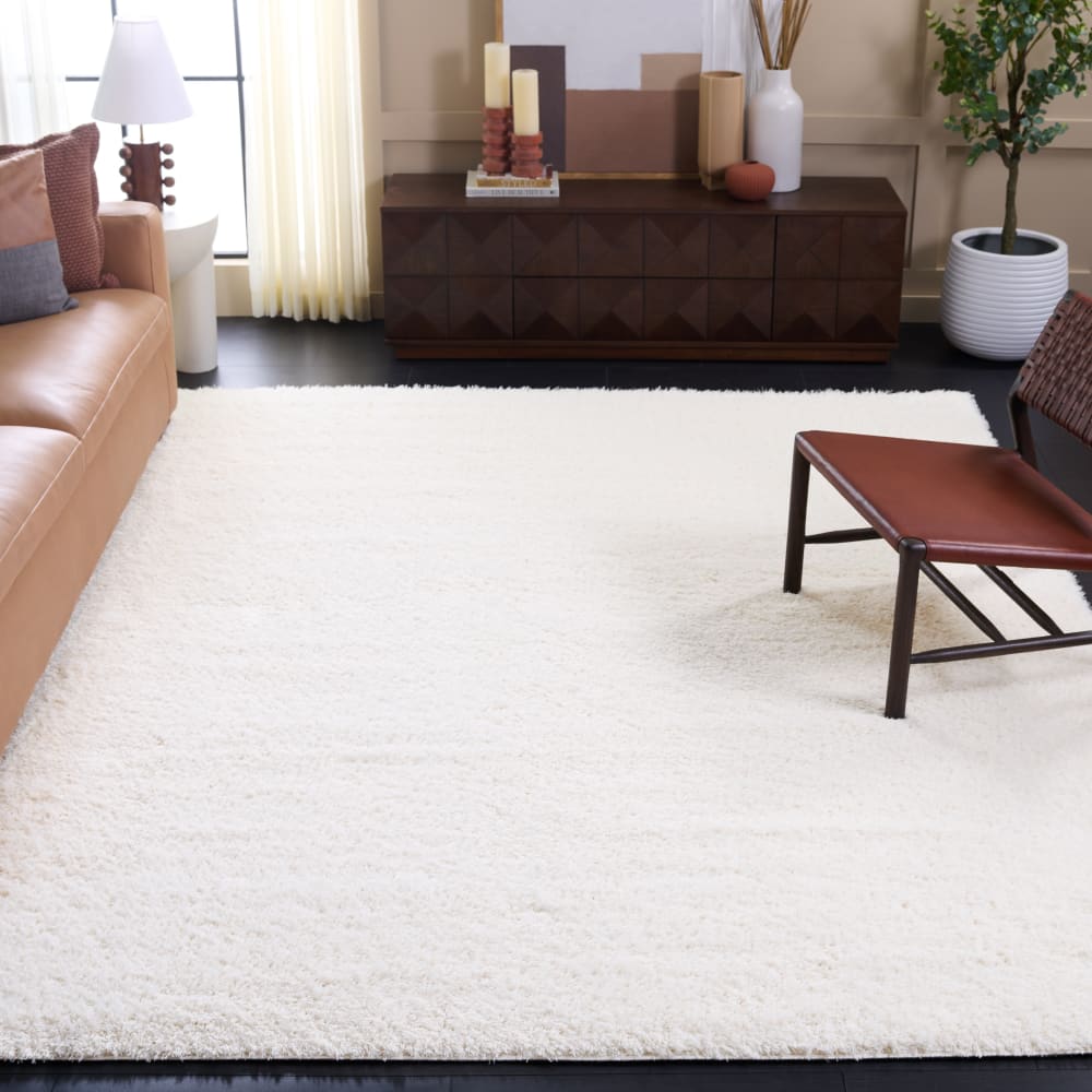 Tapis en polyester blanc, 240 x 305 cm — vue 3