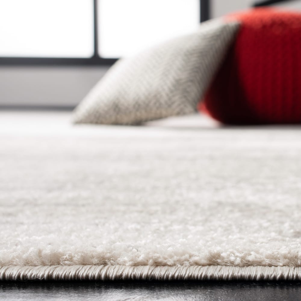 Tapis ombre moderne en polypropylène blanc/argent, 122 cm — vue 4