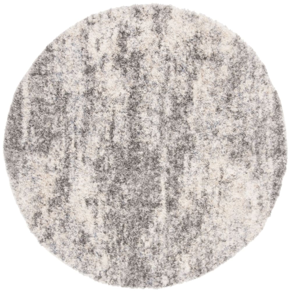 Tapis en polypropylène gris/bleu, 99 cm