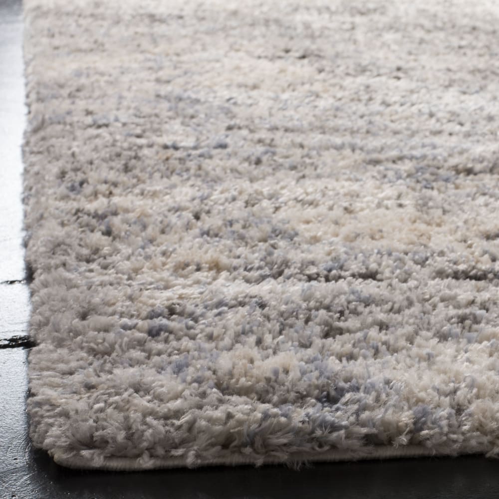 Tapis en polypropylène gris/bleu, 99 cm — vue 3