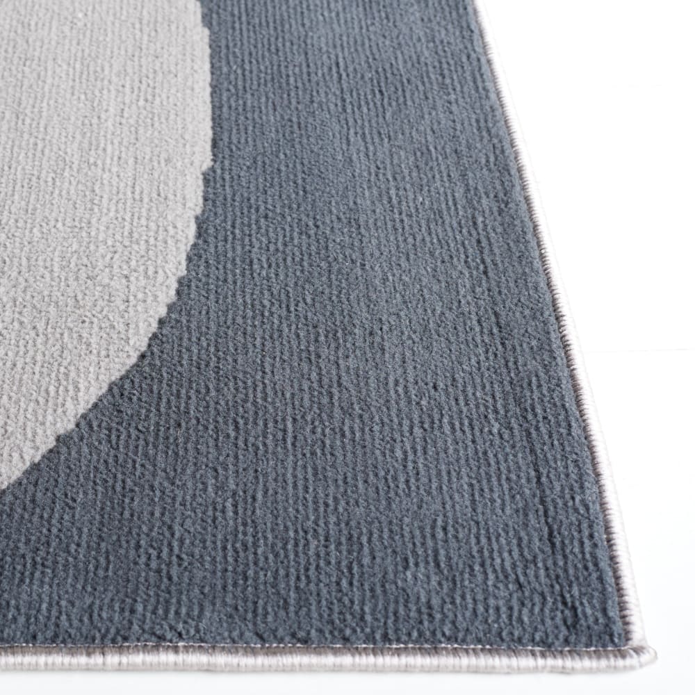 Tapis moderne en polyester gris/noir, 91 x 152 cm — vue 3