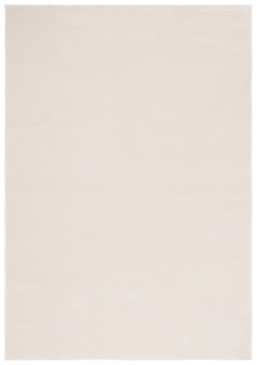 Tapis solide et tonale en polyester blanc, 160 x 231 cm