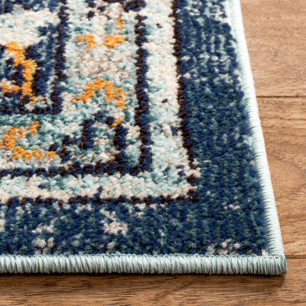 Tapis de transition en polypropylène bleu, 61 x 91 cm — vue 3
