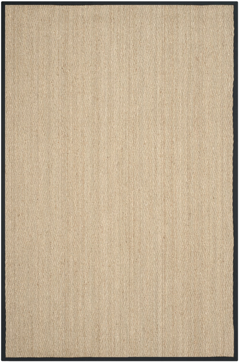 Safavieh Naturfaser Seegras-Teppich in Beige/Schwarz, 183 x 274 cm style landhaus Schwarz Seebinsen