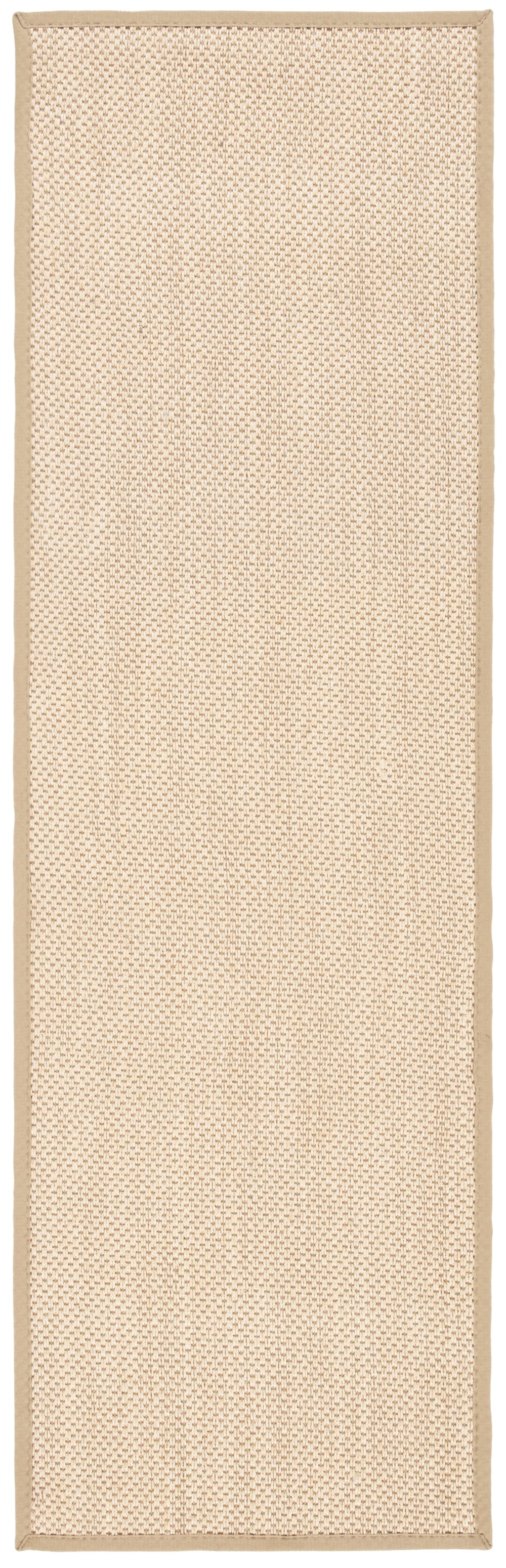 Tapis fibre naturelle en sisal jaune/beige, 76 x 183 cm