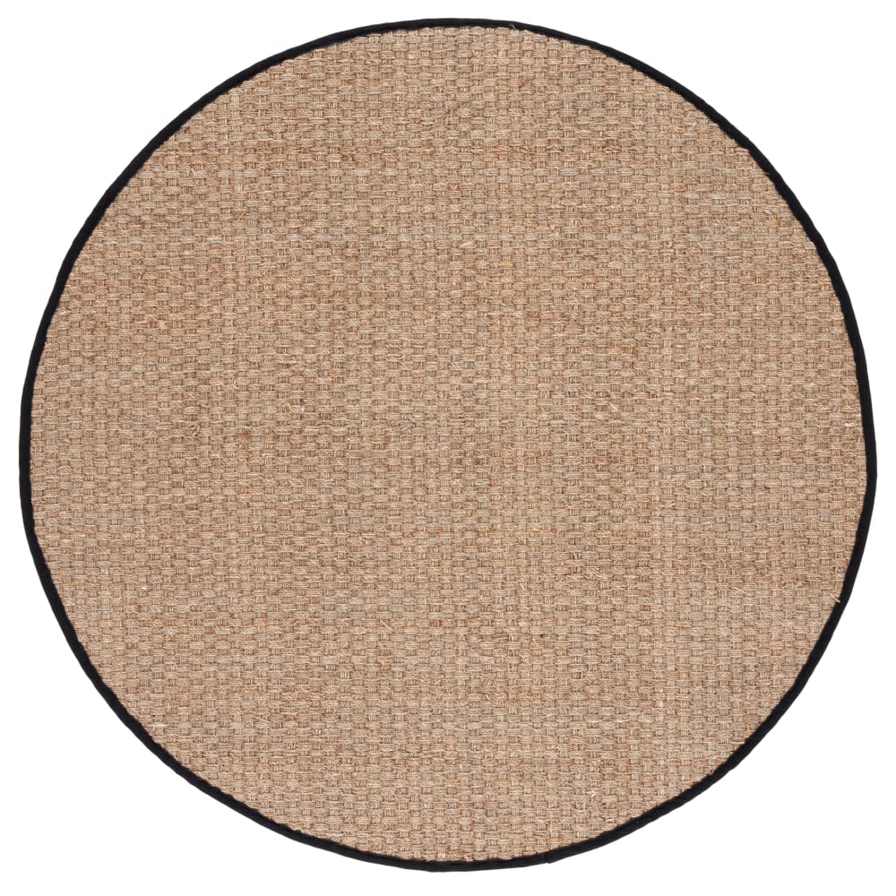 Tapis herbe de mer naturel/noir