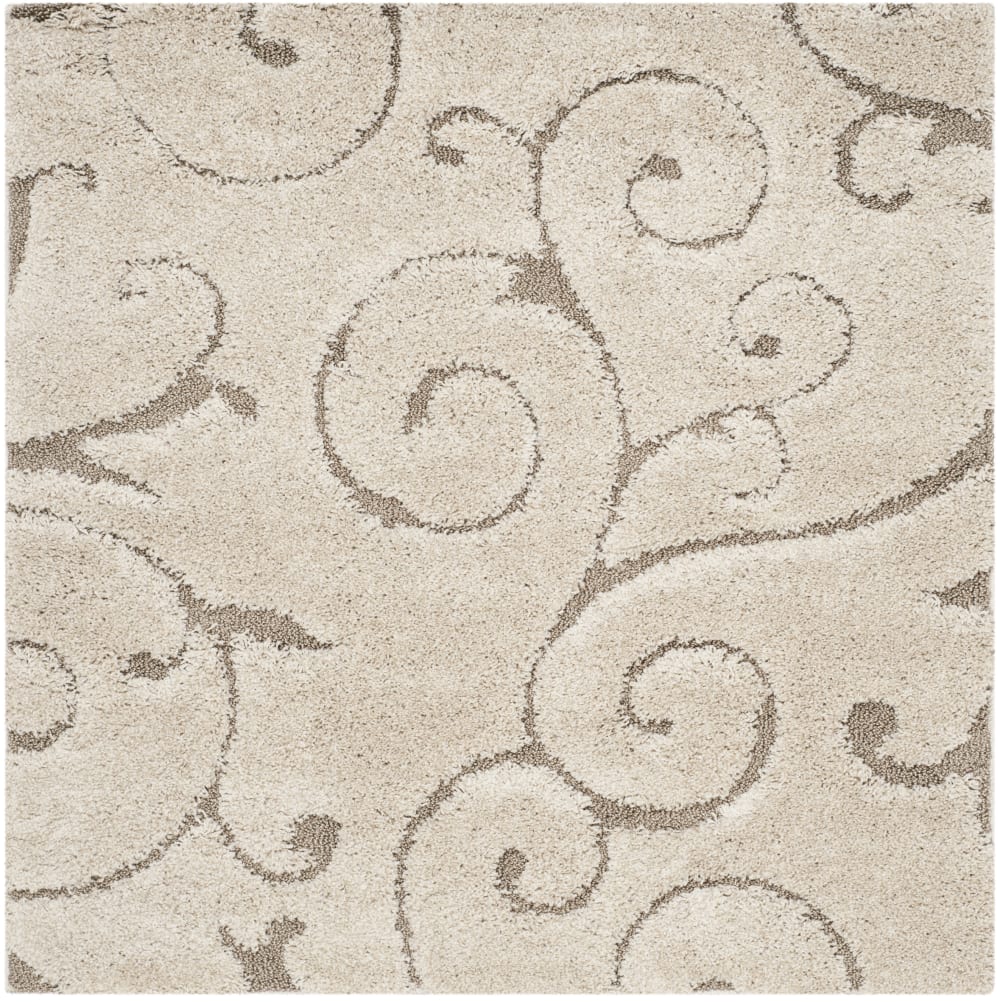 Safavieh Tapis en polypropylène beige, 122 x 122 cm style classique chic - Pp - Polypropylène