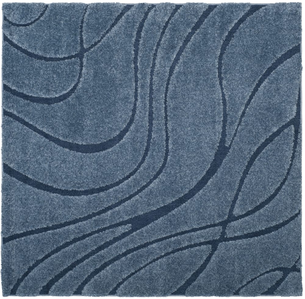 Safavieh Polypropylen-Teppich in Blau, 122 x 122 cm style classic chic Blau Pp - Polypropylen