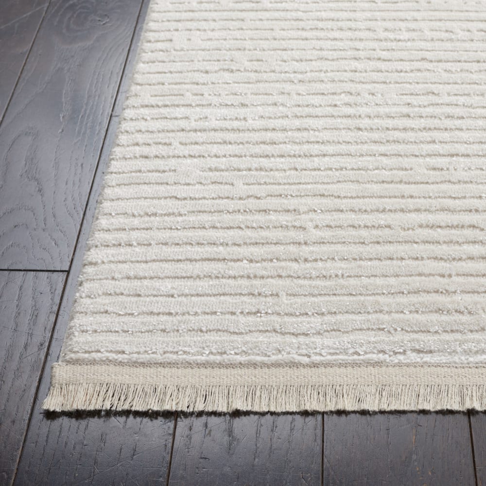 Tapis moderne en polypropylène blanc, 235 x 305 cm — vue 3