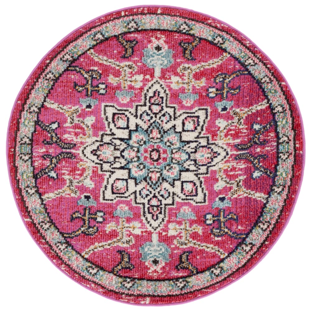 Tapis de transition en polypropylène rose/bleu, 122 cm