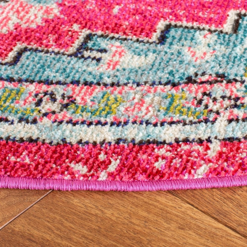 Tapis de transition en polypropylène rose/bleu, 122 cm — vue 4