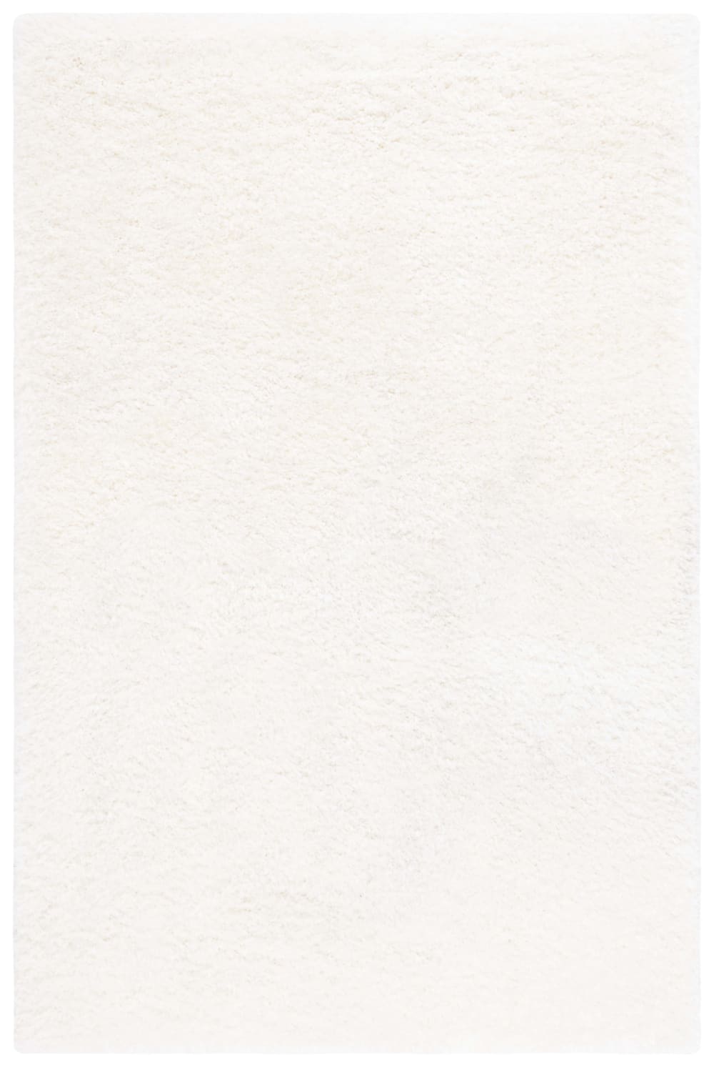 Tapis en polyester blanc, 152 x 244 cm