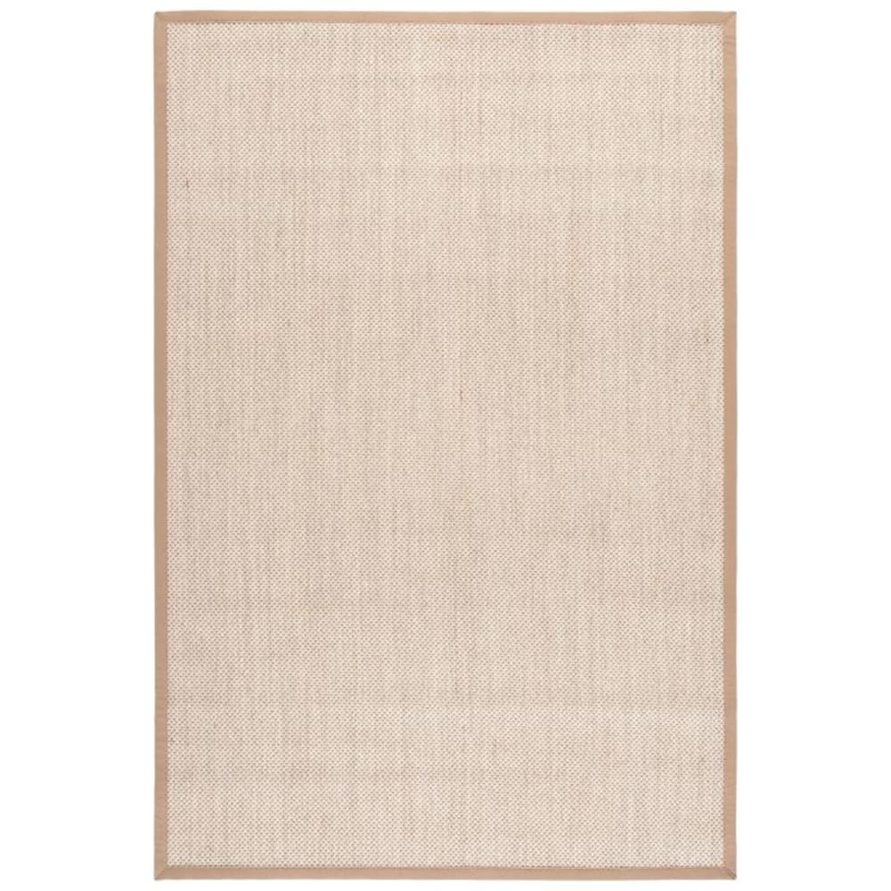 Tapis fibre naturelle en sisal blanc/beige, 183 x 274 cm