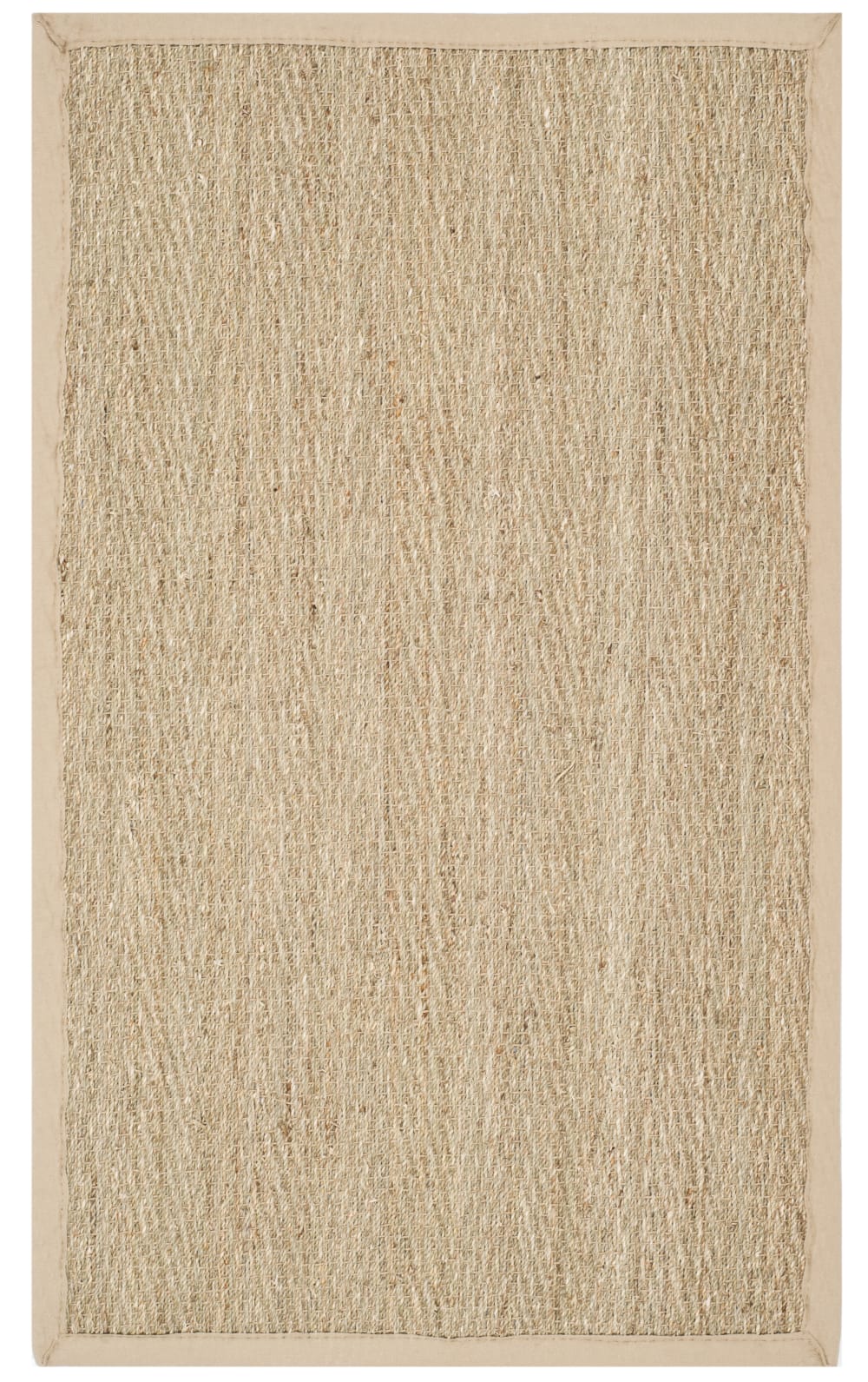 Safavieh Tapis en herbiers marins beige, 91 x 152 cm style campagne - Jonc De Mer