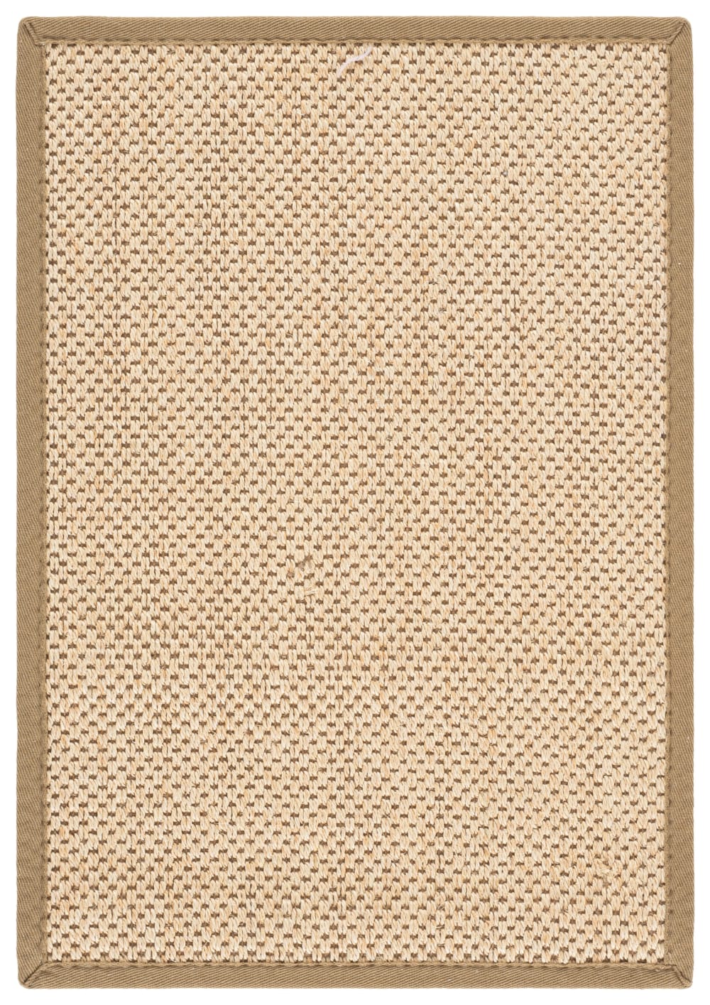 Tapis fibre naturelle en sisal jaune/beige, 76 x 122 cm