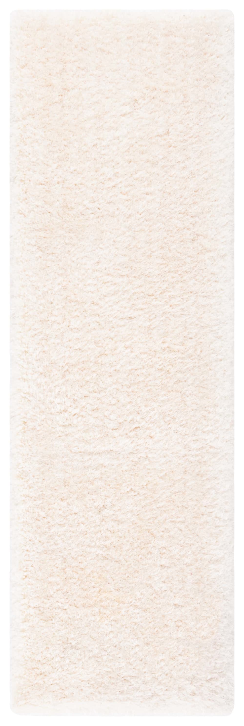 Tapis en polyester blanc, 69 x 183 cm
