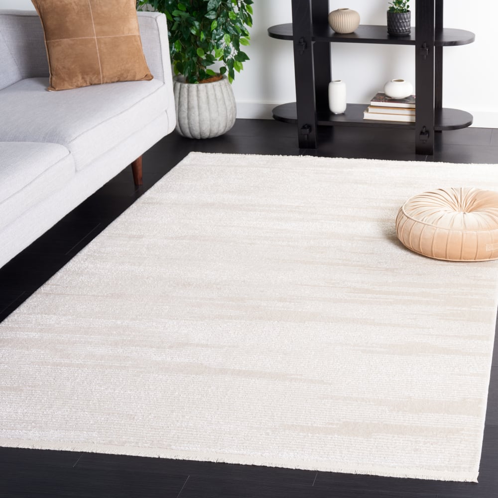 Tapis moderne en polypropylène blanc/beige, 160 x 229 cm — vue 3