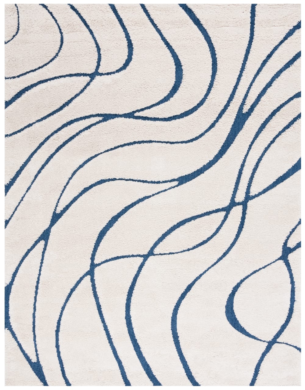 Safavieh Polypropylen-Teppich in Beige/Blau, 236 x 305 cm style classic chic Blau Pp - Polypropylen