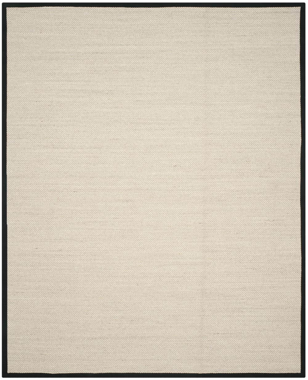 Safavieh Naturfaser Sisal-Teppich in Weiß/Schwarz, 244 x 305 cm style landhaus Weiß Naturfasern