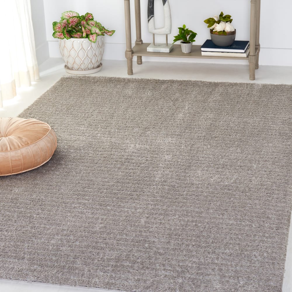 Tapis en polypropylène gris, 201 x 262 cm — vue 3