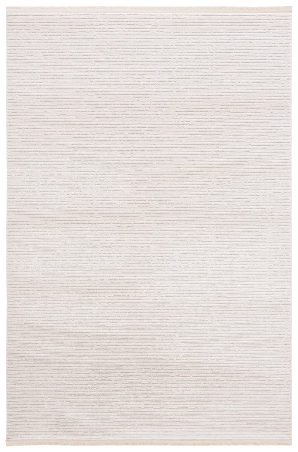 Tapis moderne en polypropylène blanc, 122 x 183 cm