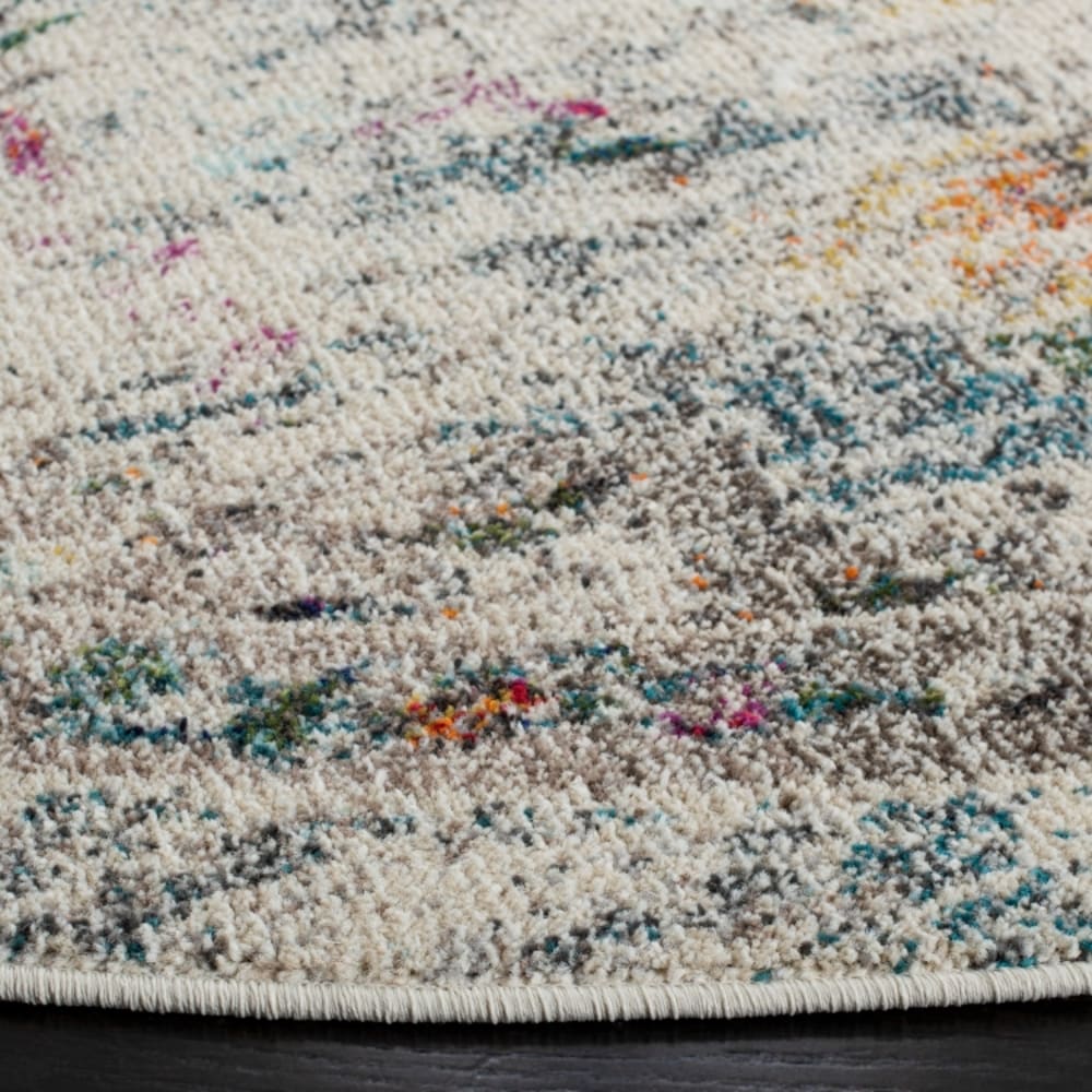Tapis de transition en polypropylène gris/or, 122 cm — vue 4