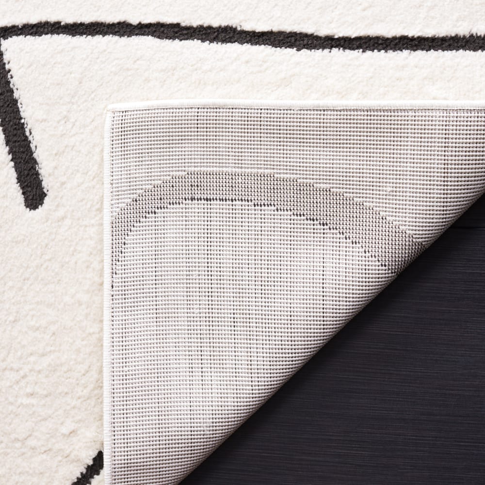Tapis moderne en polyester blanc/noir, 235 x 305 cm — vue 4