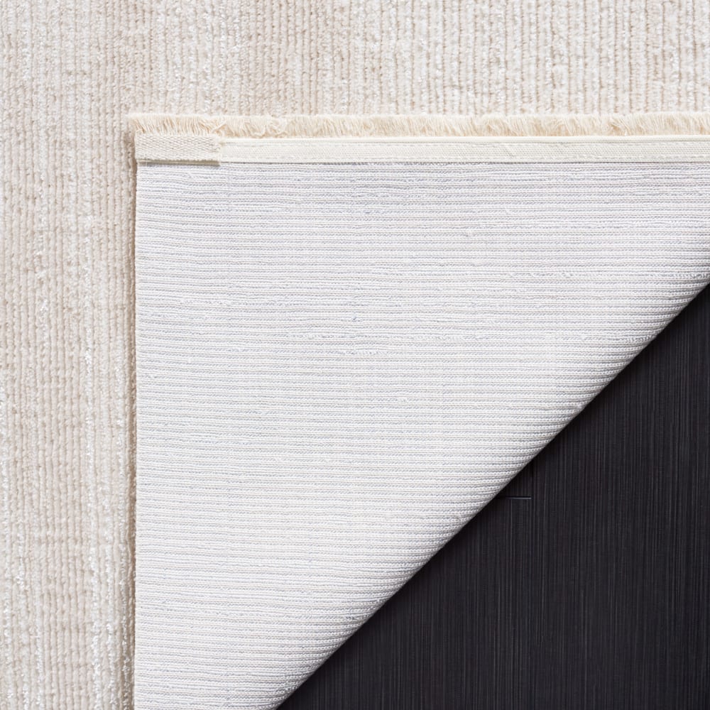 Tapis moderne en polypropylène blanc/beige, 235 x 305 cm