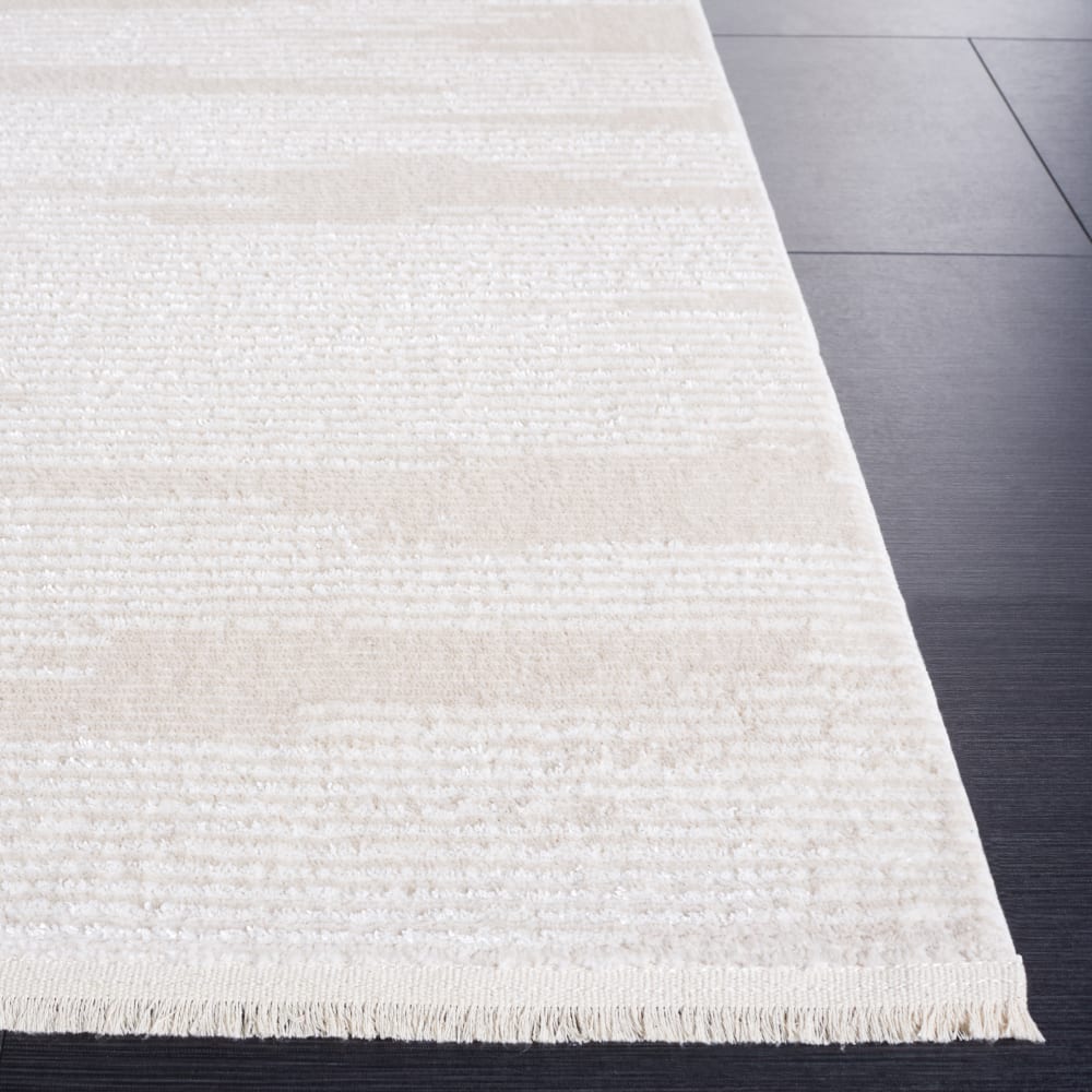 Tapis moderne en polypropylène blanc/beige, 235 x 305 cm — vue 3