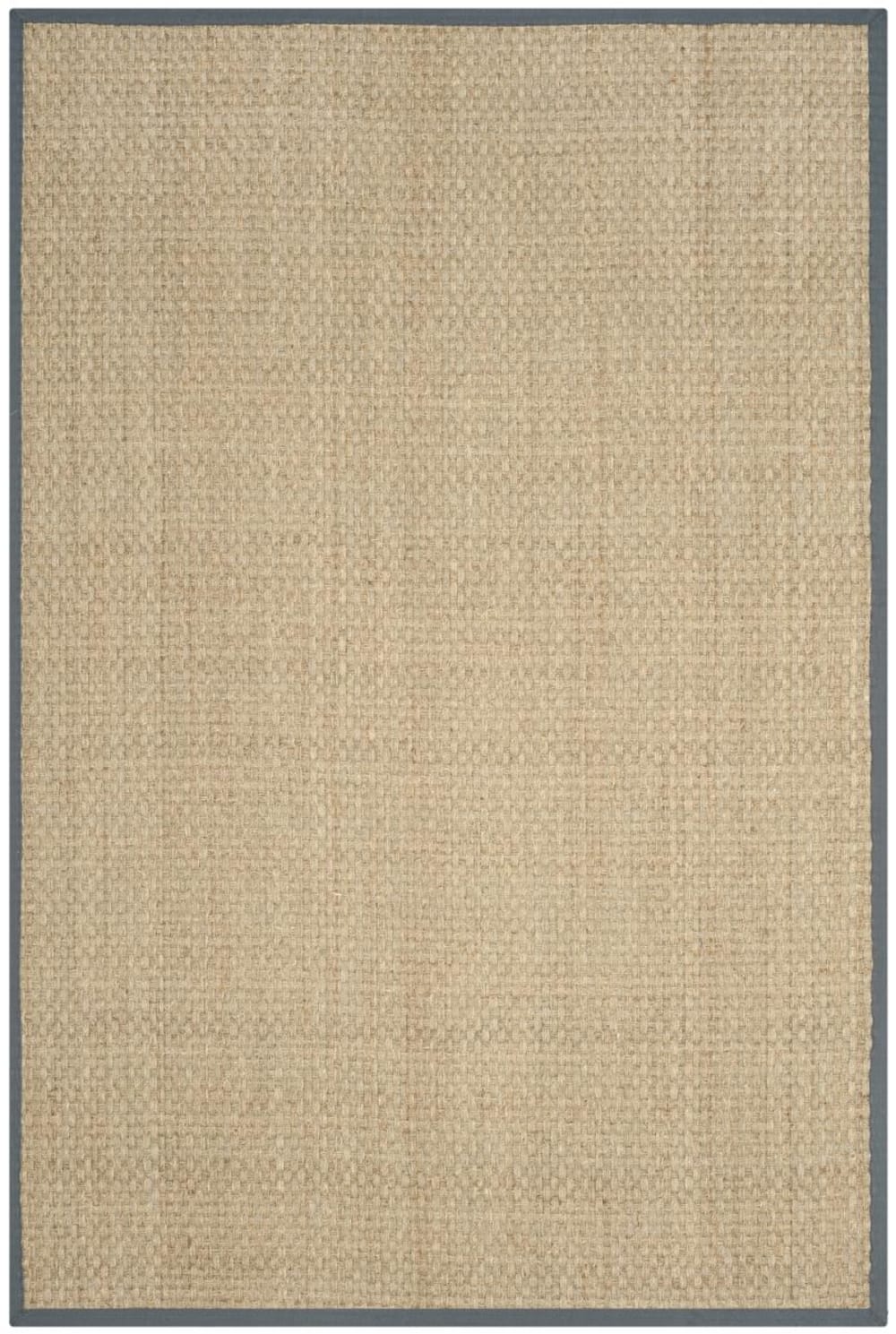 Tapis Herbe de mer Natural / Dark Grey 183 X 274 cm