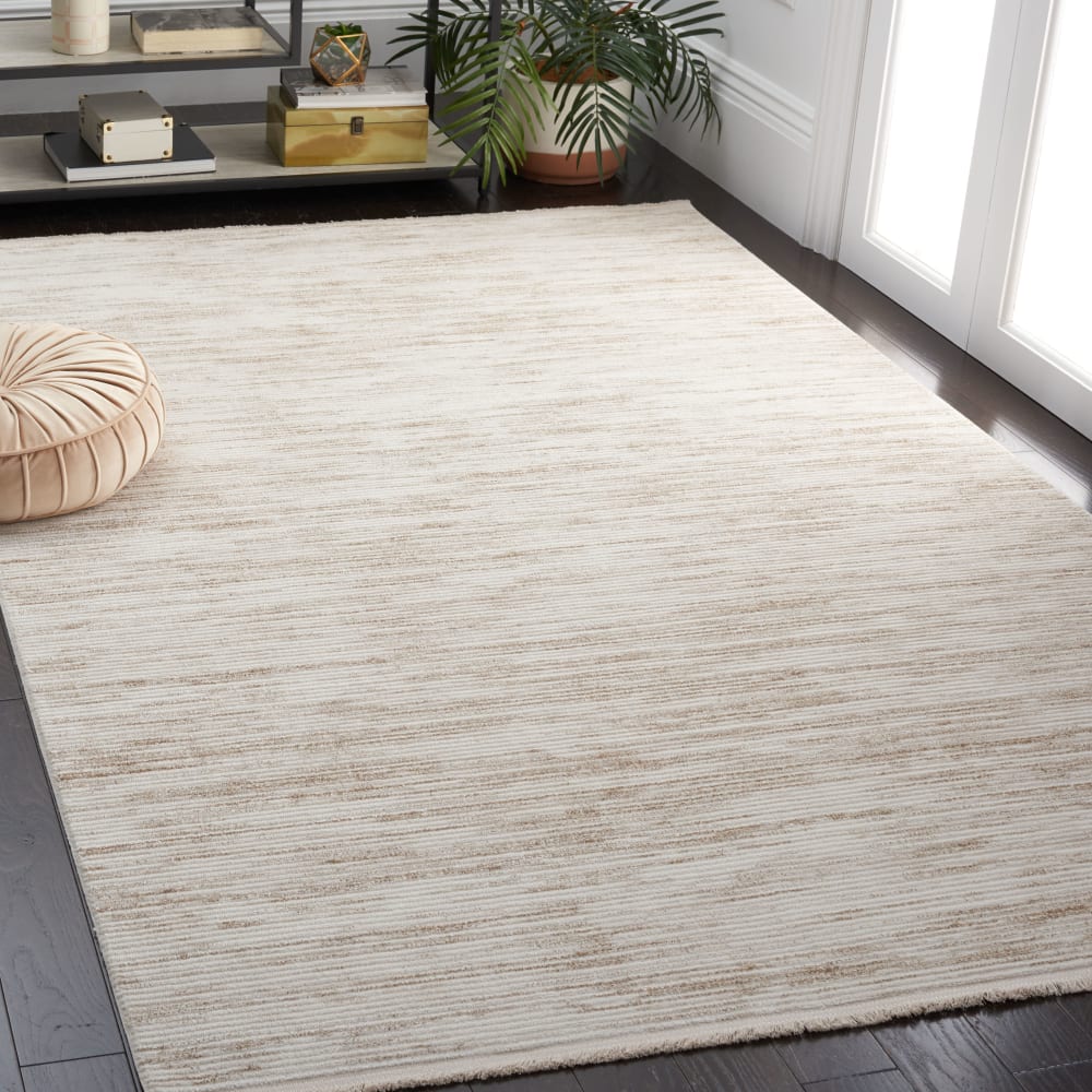 Tapis moderne en polypropylène blanc/beige, 122 x 183 cm — vue 3