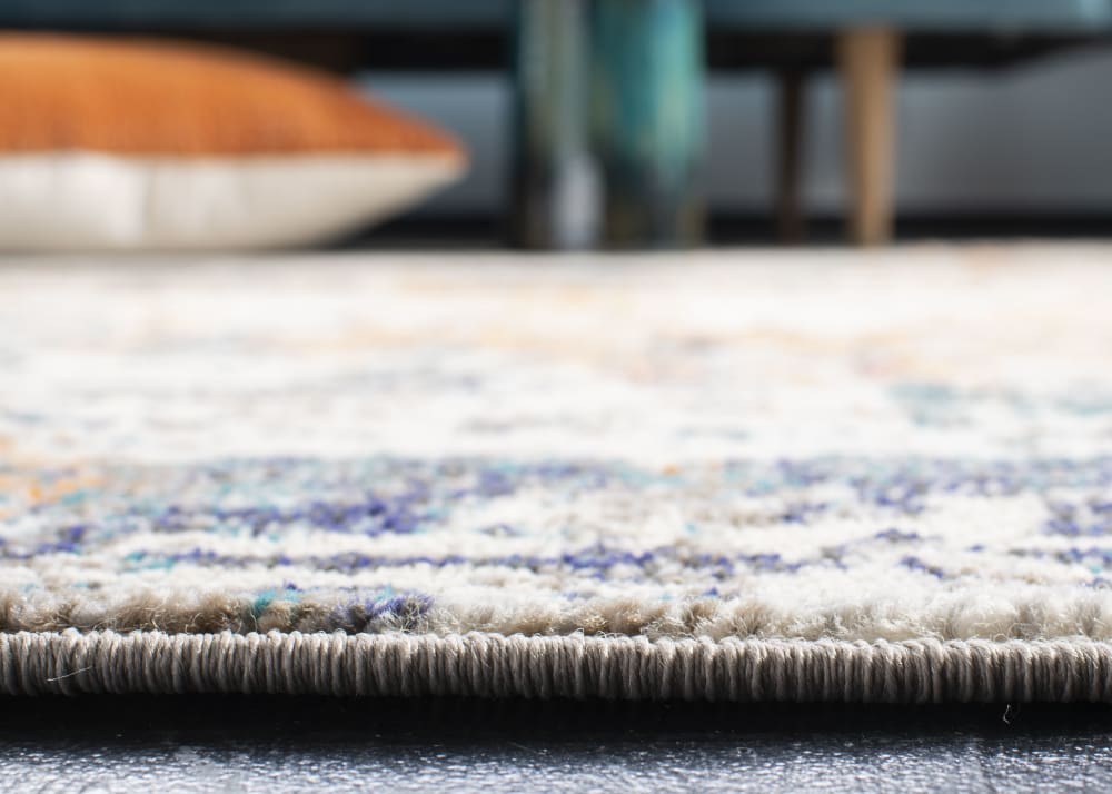 Tapis contemporain en polypropylène gris/beige, 61 x 91 cm — vue 4