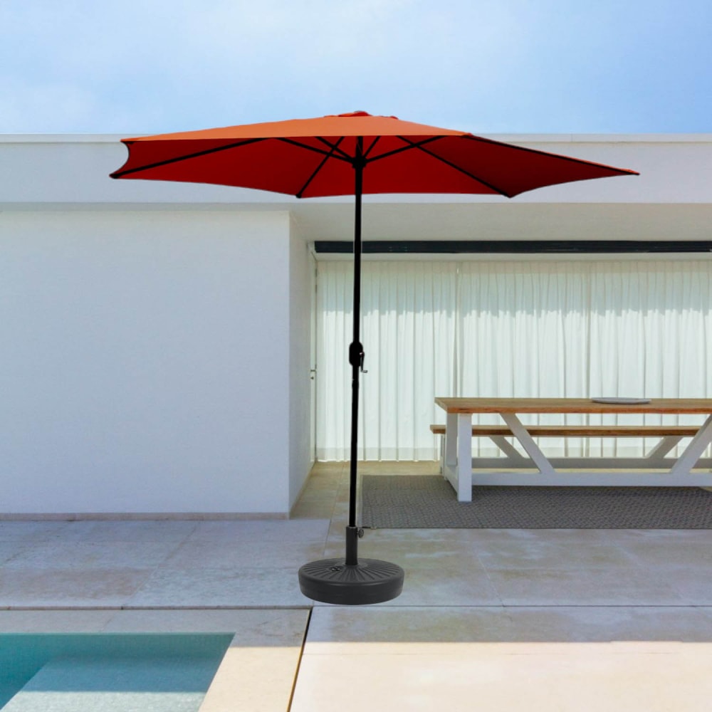 Parasol terracotta rond 2,94 x 2,94 m - Maisons du Monde