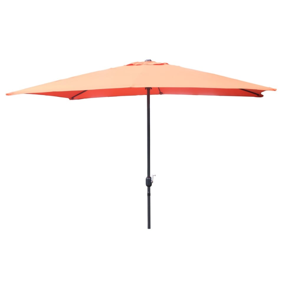 Concept Usine Parasol terracotta rectangle 2,93 x 1,93 m style contemporain Orange Aluminium