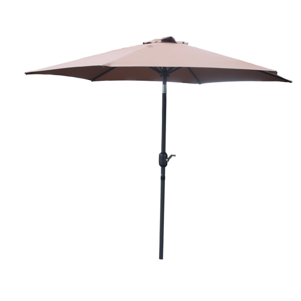 parasol marron rond