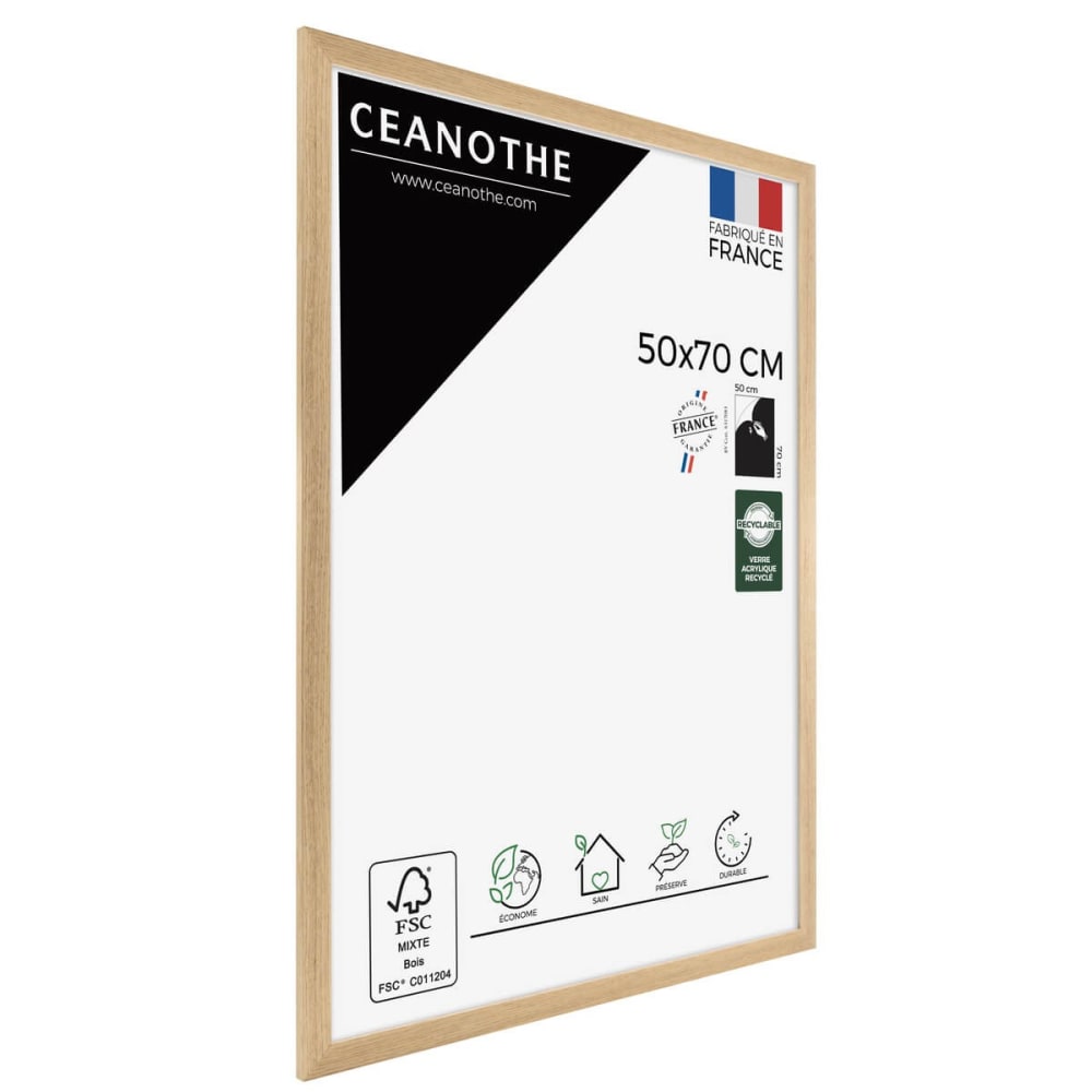 Cadre photo chêne 50x70 cm chêne — vue 4