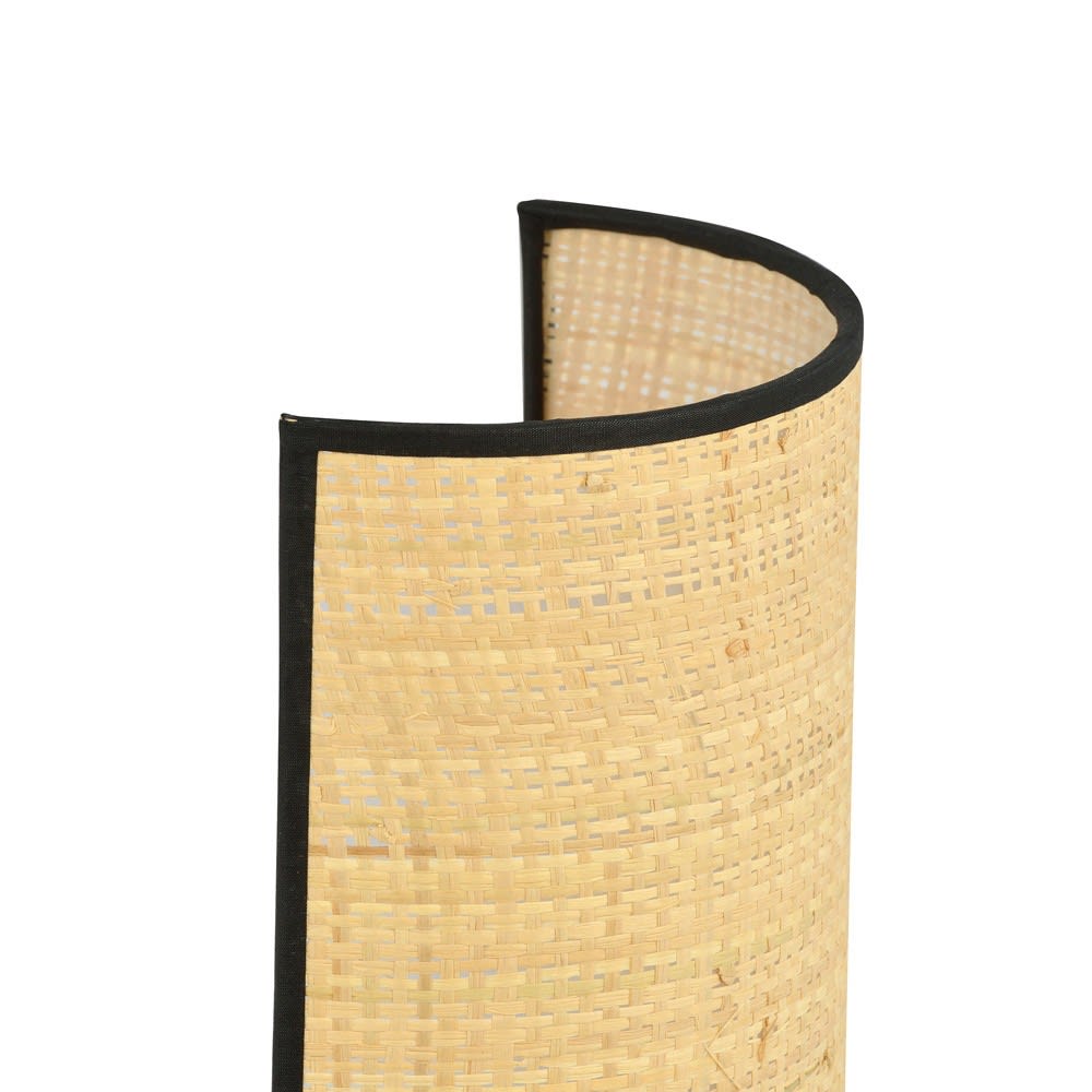 Applique de style naturel de forme cylindrique en rotin - Maisons du Monde