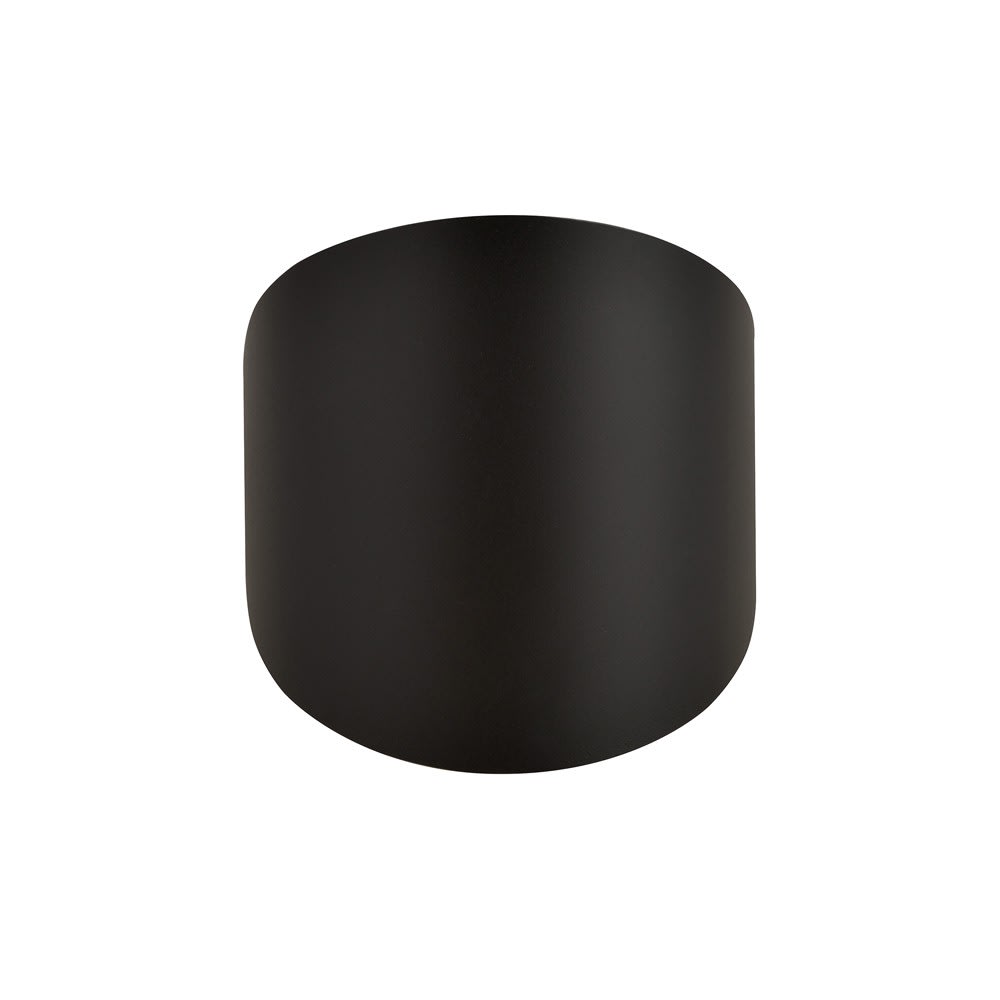 Wonderlamp Runde Wandleuchte aus schwarzem Metall style modern - Metall