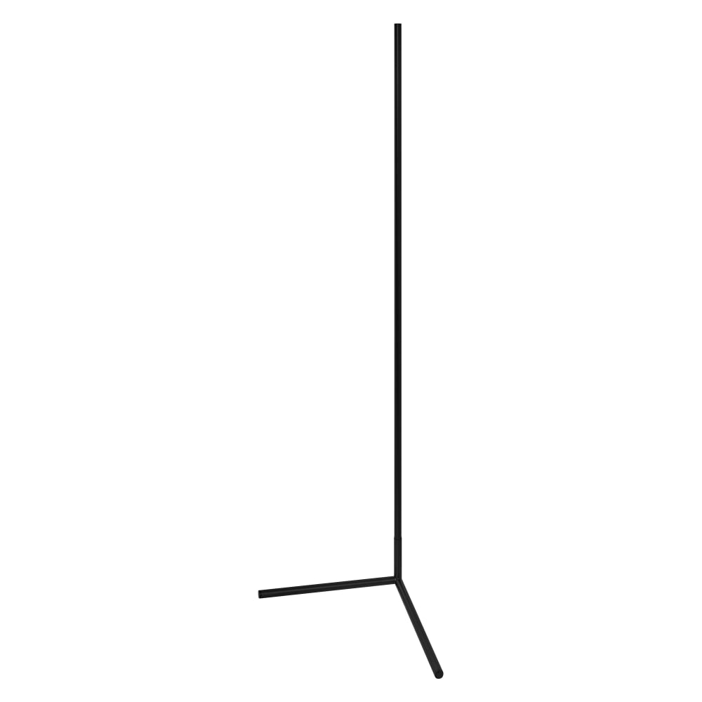Lampe sur pied en aluminium noir, 140cm