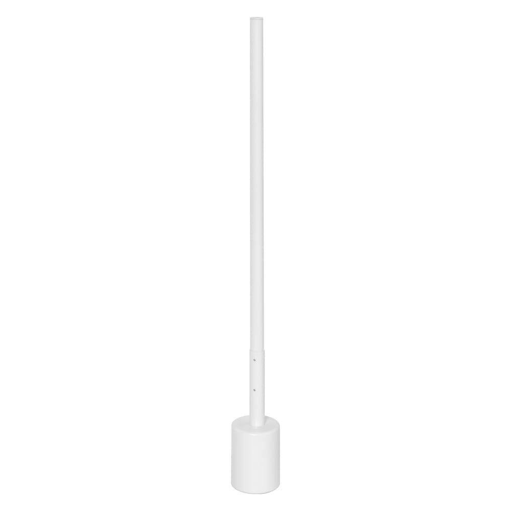 Lampe sur pied intelligente en aluminium blanc, 80cm
