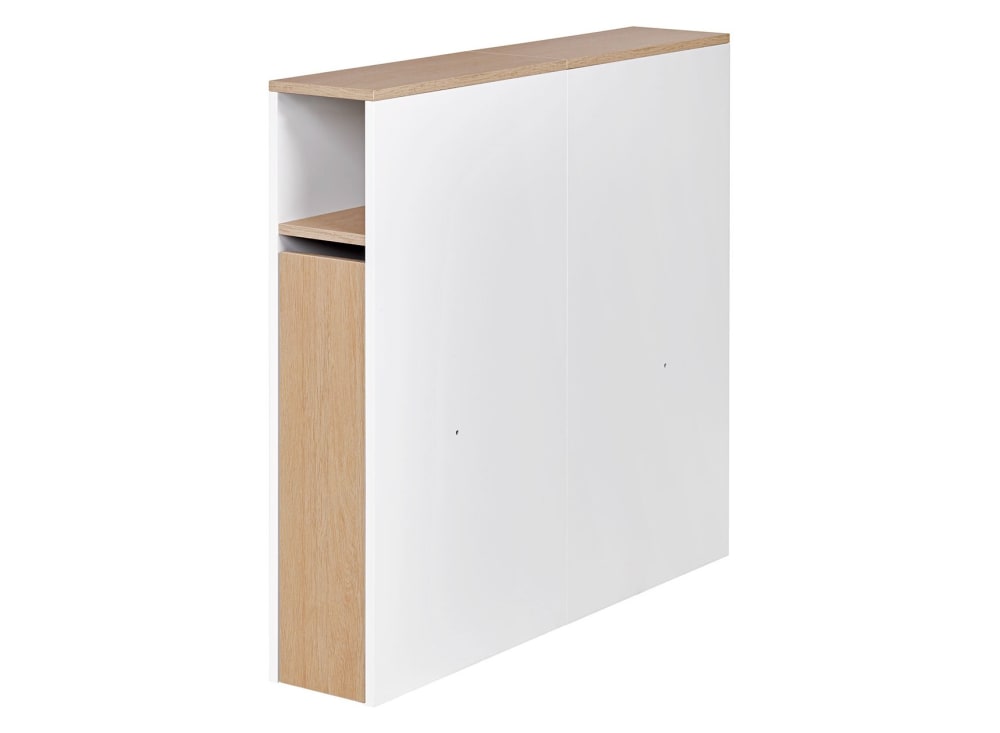 Tête de lit enfant 90 Blanc et Chêne