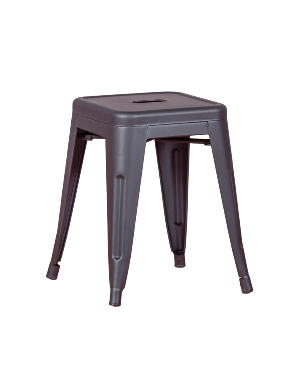 Nest dream Niedriger Industriehocker aus Stahl, schwarz style industrial - Metall