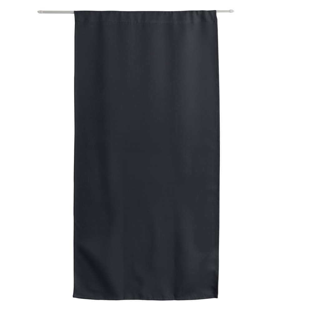 Rideau de porte occultant polyester gris foncé 90x210 cm - Maisons du Monde