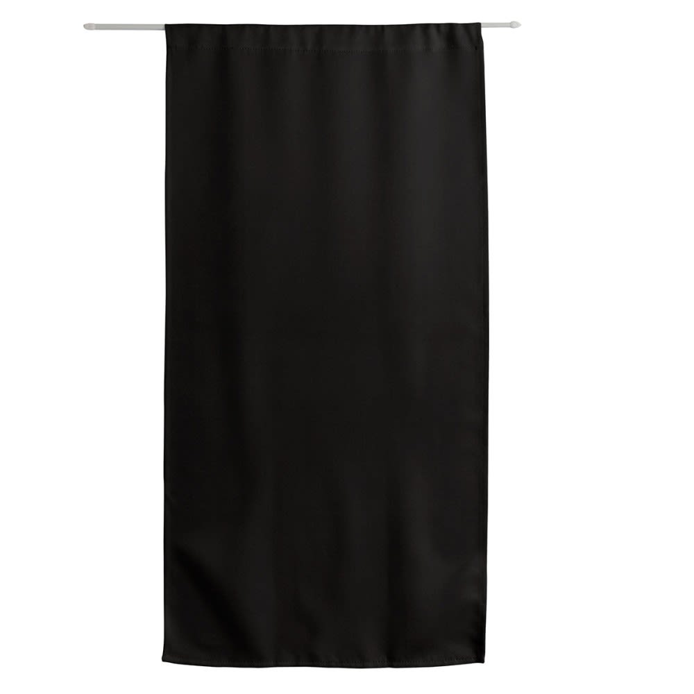 Rideau de porte occultant 90x210 cm coloris noir — vue 4