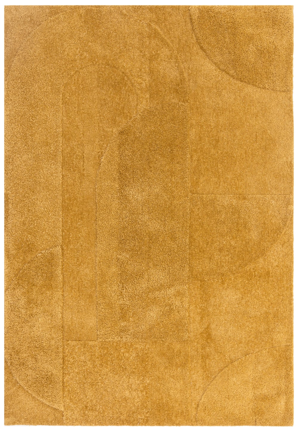Tapis de salon moderne - jaune